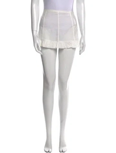 Pre-owned Paloma Wool Mini Skirt In Gray