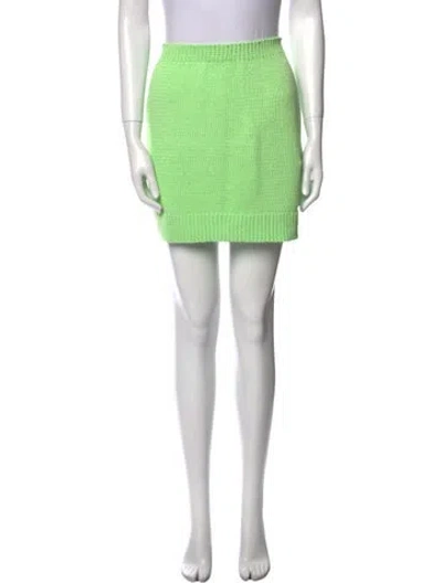 Pre-owned Paloma Wool Mini Skirt In Green
