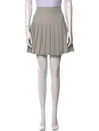 Pre-owned Paloma Wool Mini Skirt In Neutral
