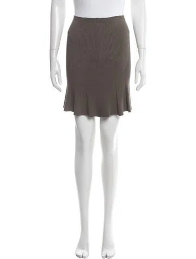 Pre-owned Paloma Wool Mini Skirt In Neutral