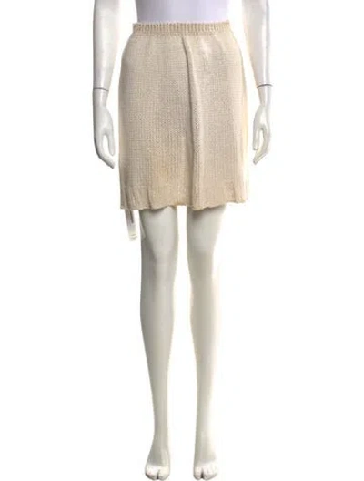 Pre-owned Paloma Wool Mini Skirt In Neutrals