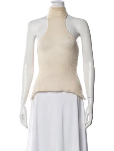 Pre-owned Paloma Wool Mock Neck Sleeveless Top In Blue