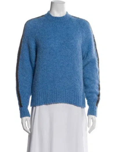 Pre-owned Paloma Wool Mock Neck Sweater In Blue