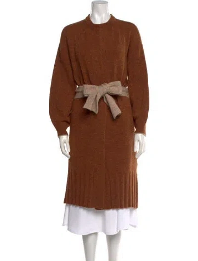 Pre-owned Paloma Wool Mock Neck Sweater In Brown