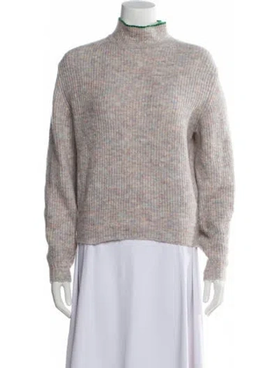Pre-owned Paloma Wool Mock Neck Sweater In Neutral