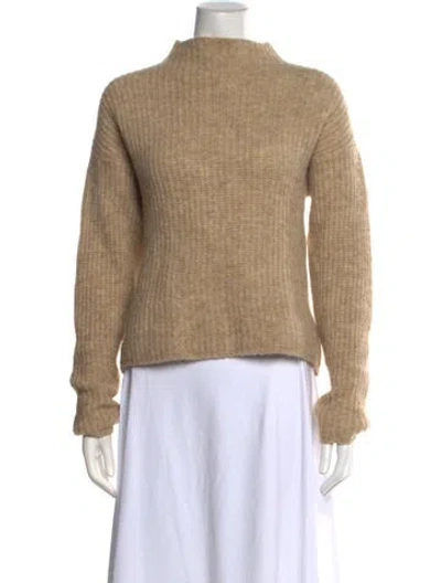 Pre-owned Paloma Wool Mock Neck Sweater In Neutrals
