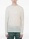 Paloma Wool Mohair Long-sleeve Sweater In White