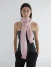 Paloma Wool Scarf With Moix Cuffs In Pink