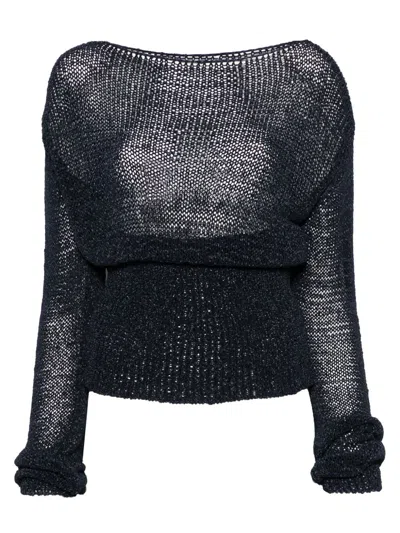 Paloma Wool Mosto Top Woman Navy