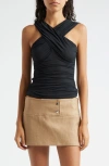 Paloma Wool Mushka Sleeveless Top In Dark Green