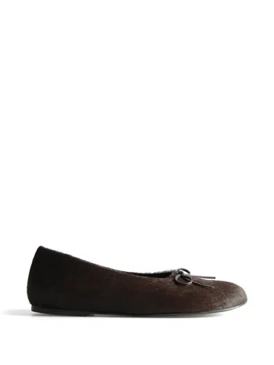Paloma Wool Napoli Ii Bow-detail Ballet Flats In Brown