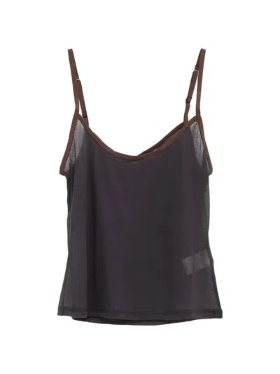 Paloma Wool Nasem Cotton Blend Jersey Camisole In Gray