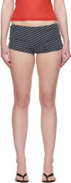 Paloma Wool Navy Dio Shorts In Gray