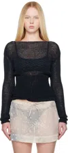 Paloma Wool Mosto Top Woman Navy In Black