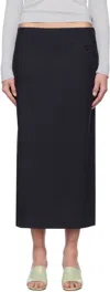 Paloma Wool Navy Olya Maxi Skirt In 134 Navy