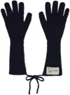 Paloma Wool Navy Peter Gloves In 135 Navy