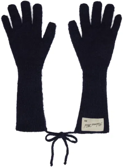 Paloma Wool Navy Peter Gloves In 135 Navy