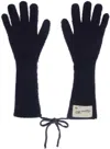 Paloma Wool Navy Peter Gloves In 135 Navy