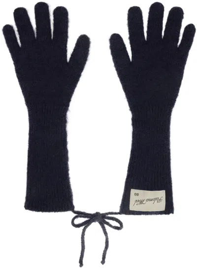 Paloma Wool Navy Peter Gloves In 135 Navy