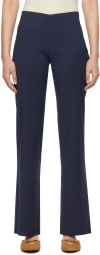 Paloma Wool Navy Tropez Trousers In C/135 Dark Navy