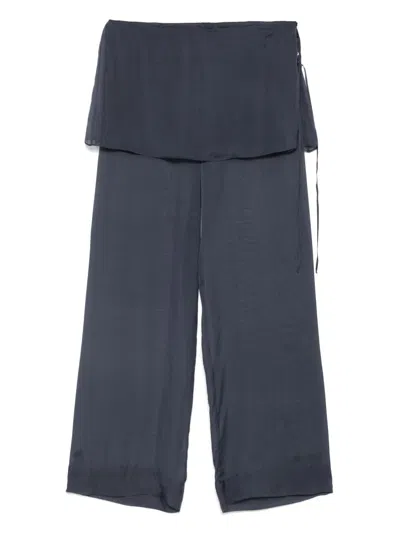 Paloma Wool Silk Archive Pants Woman Navy