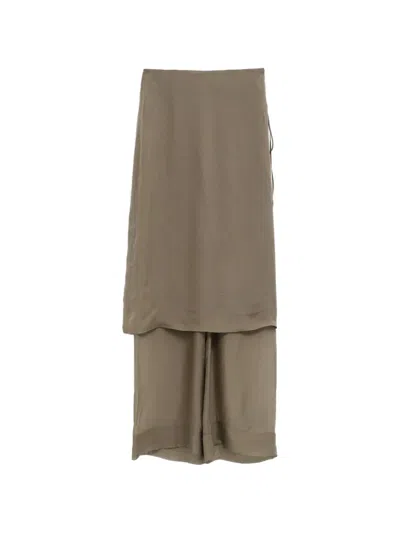 Paloma Wool No 2481 Tie Skirt-trousers In Brown