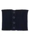 Paloma Wool Button Neck Warmer In Blue