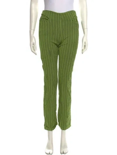Pre-owned Paloma Wool Nylon Straight Leg Pants In Green