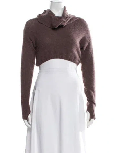 Pre-owned Paloma Wool Nylon Turtleneck Sweater In Purple