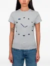 Paloma Wool "o'clock" T-shirt Clothing In Gray