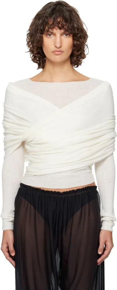 Paloma Wool Off-white Elio Sweater