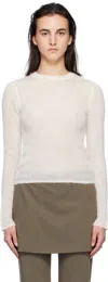 Paloma Wool Off-white Fine Champions Sweater In 0 White