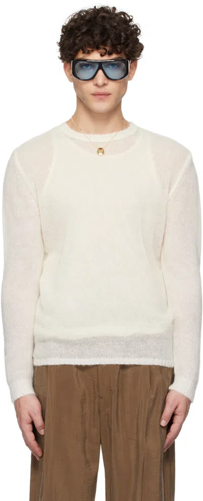 Paloma Wool Off-white Fine Champions Sweater In 0 White