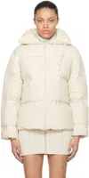 Paloma Wool Off-white Lilian Down Jacket In C/142 Light Beige