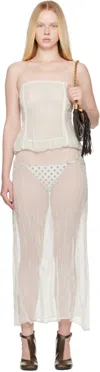 Paloma Wool Off-white Mansi Maxi Dress In Neutral