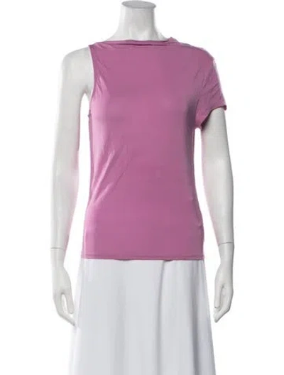 Pre-owned Paloma Wool Off-the-shoulder Short Sleeve Top In Pink