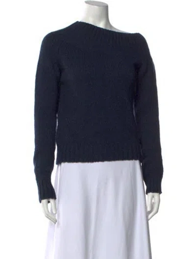 Pre-owned Paloma Wool Off-the-shoulder Sweater In Blue