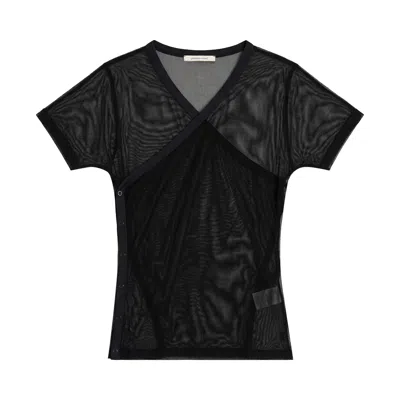 Pre-owned Paloma Wool Olimpia Mesh Top 'black' | Women's Size Xs