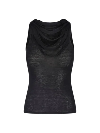Paloma Wool "oliveti" Top In Black