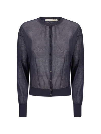 Paloma Wool Sheer Paige Cardigan In Blue