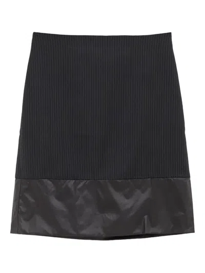 Paloma Wool Panel-detrail Mini Skirt In Black