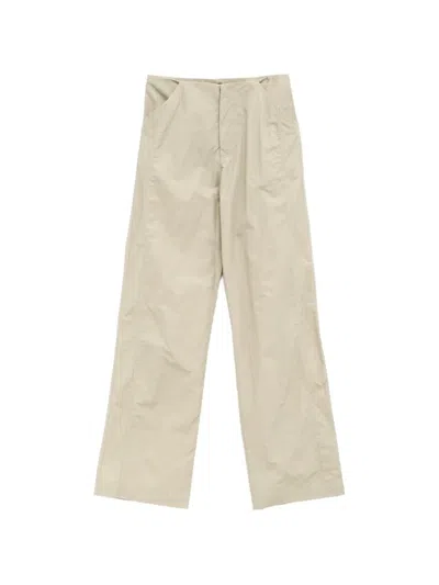 Paloma Wool Panelled Straight-leg Trousers In Brown