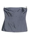 Paloma Wool Panelled Strapless Top In Gray