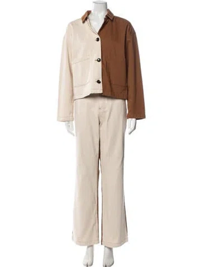 Pre-owned Paloma Wool Pant Set In Neutrals