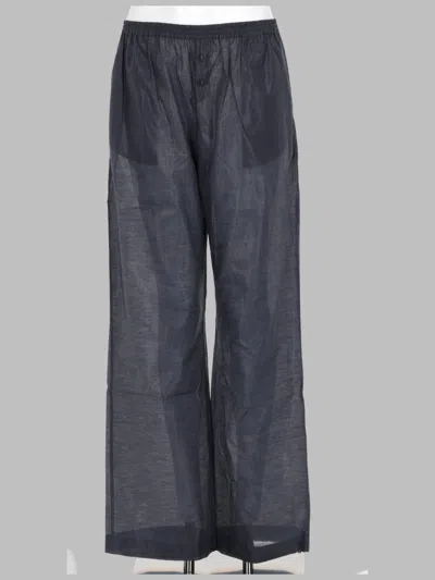 Paloma Wool Relaxed Fit Organic Cotton Trousers In Blue