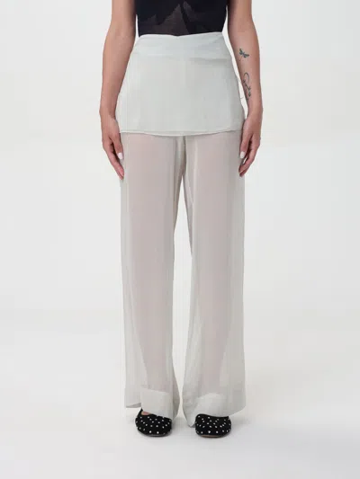 Paloma Wool Layered Silk Palazzo Pants In Beige