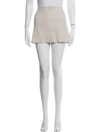 Pre-owned Paloma Wool Patterned Mini Skirt In Blue