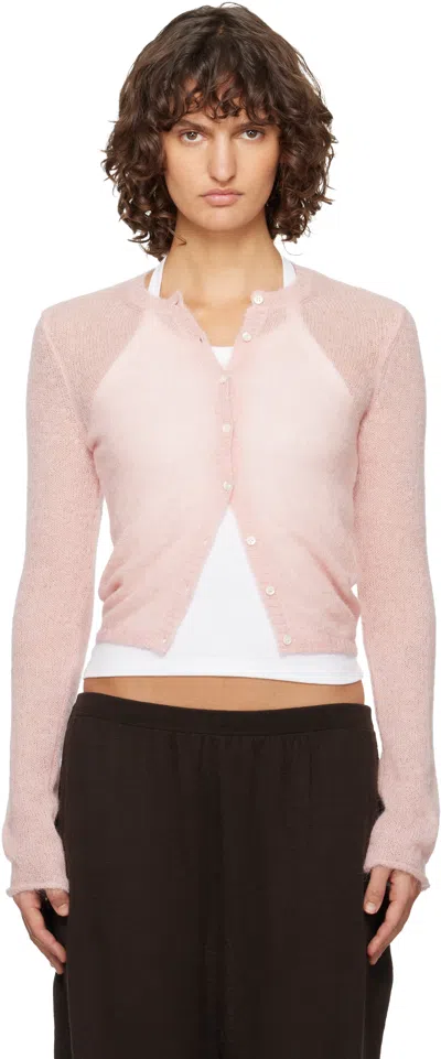 Paloma Wool Round-neck Long-sleeve Knitted Sweater In Pink