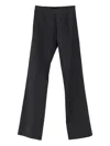 Paloma Wool Pinstripe Pattern Trousers In Black