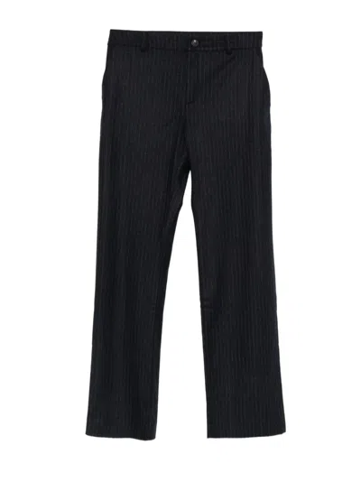 Paloma Wool Pinstripe-pattern Trousers In Blue